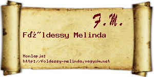 Földessy Melinda névjegykártya